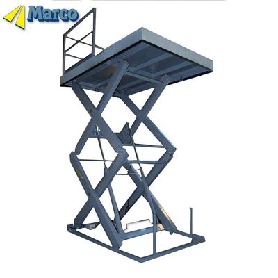 Ειδικό επίπεδο βάρους Marco Goods Lift Υδραυλική πλατφόρμα ανύψωσης ψαλίδι σε δύο σταθερά επίπεδα